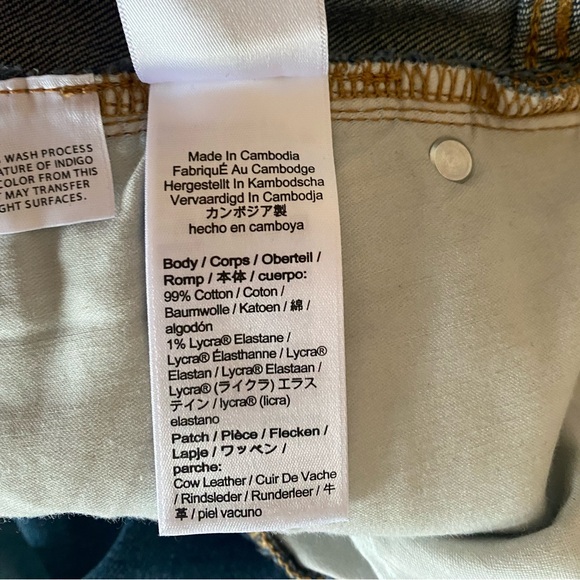 J. Crew five pocket wide-leg trouser jeans size 25 - Picture 8 of 8